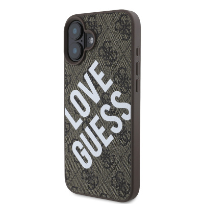 Apple iPhone 16 Kılıf Guess Orjinal Lisanslı Big Love Guess Kapak - 9