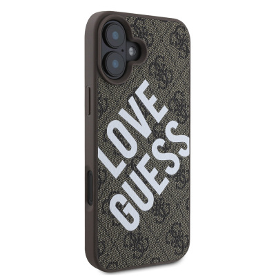 Apple iPhone 16 Kılıf Guess Orjinal Lisanslı Big Love Guess Kapak - 11