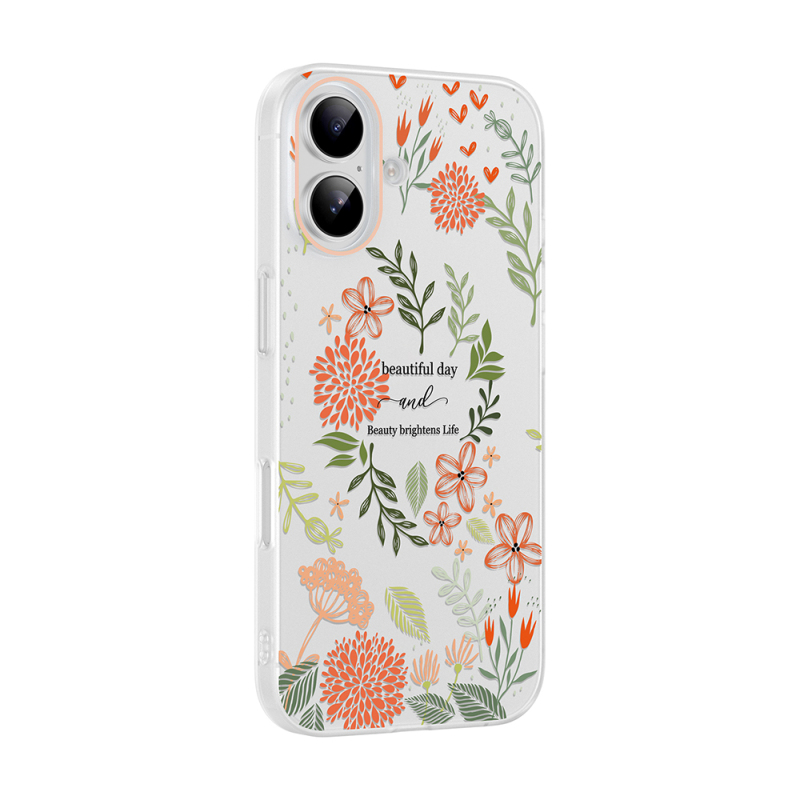 Apple iPhone 16 Kılıf Kamera Korumalı Desenli Zore Klip Kapak - 6