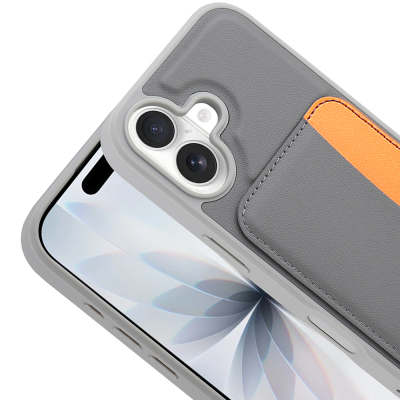 Apple iPhone 16 Kılıf Kartlıklı Zore X-Kart Silikon Kapak - 15