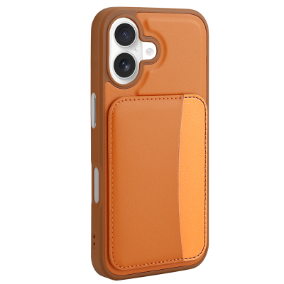 Apple iPhone 16 Kılıf Kartlıklı Zore X-Kart Silikon Kapak - 8