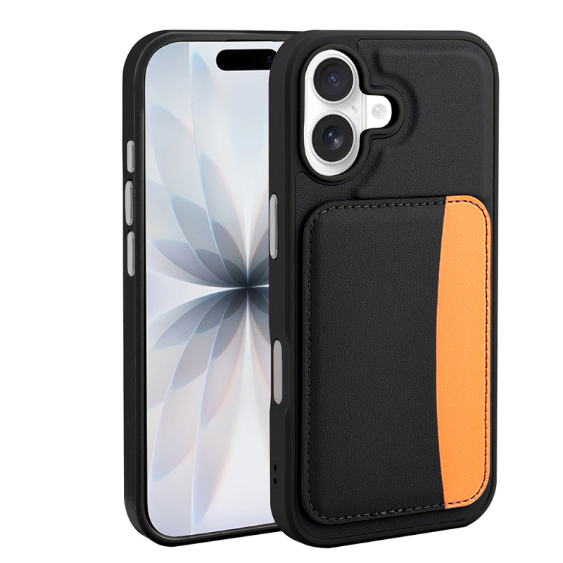 Apple iPhone 16 Kılıf Kartlıklı Zore X-Kart Silikon Kapak - 3