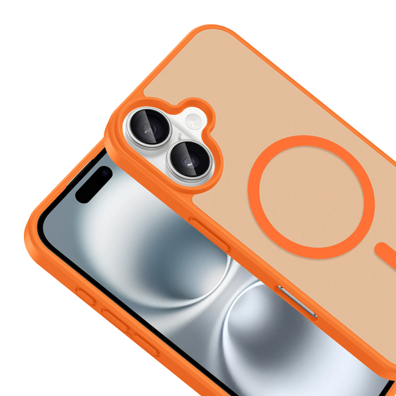 Apple iPhone 16 Kılıf M-safe Şarj Özellikli Zore Babet Kapak - 18