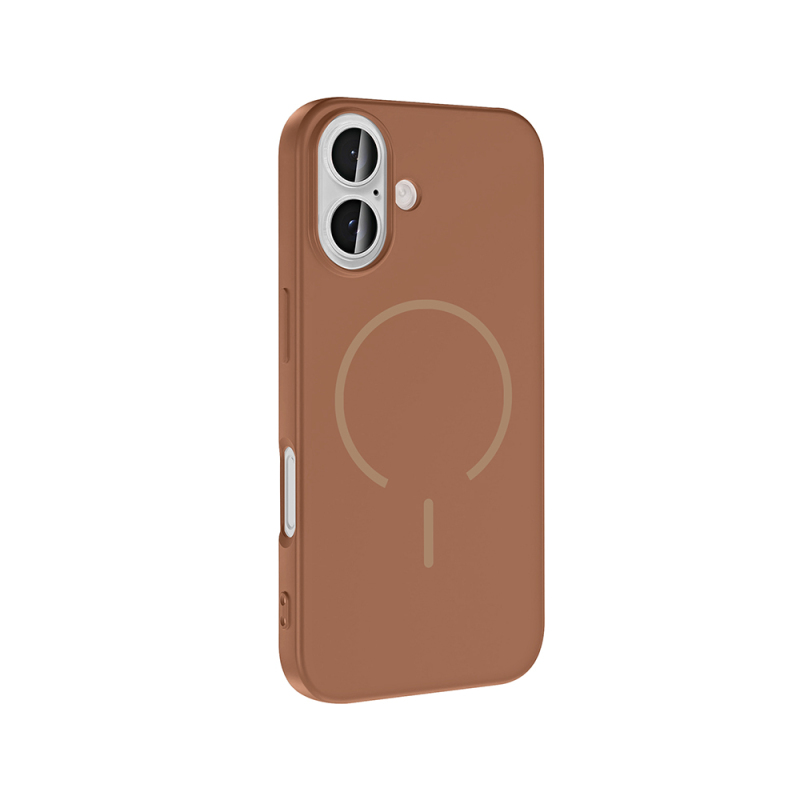 Apple iPhone 16 Kılıf M-safe Şarj Özellikli Zore Meta Kapak - 10