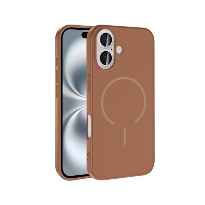 Apple iPhone 16 Kılıf M-safe Şarj Özellikli Zore Meta Kapak - 6