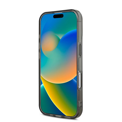Apple iPhone 16 Kılıf Mercedes Benz Orjinal Lisanslı M-safe Şarj Özellikli Saydam Yüzey Silver Ring Kapak - 6
