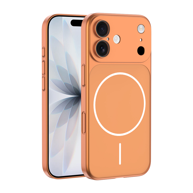 Apple iPhone 16 Kılıf Zore M-Safe Şarj Özellikli Kamera Korumalı Spark Kapak - 1