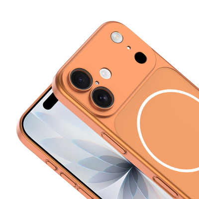 Apple iPhone 16 Kılıf Zore M-Safe Şarj Özellikli Kamera Korumalı Spark Kapak - 8