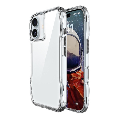 Apple iPhone 16 Plus Case Airbag Transparent Zore Incek Cover - 1