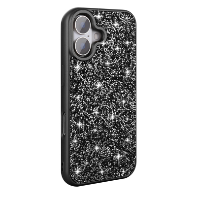 Apple iPhone 16 Plus Case Bright Stone Design Zore Diamond Cover - 8