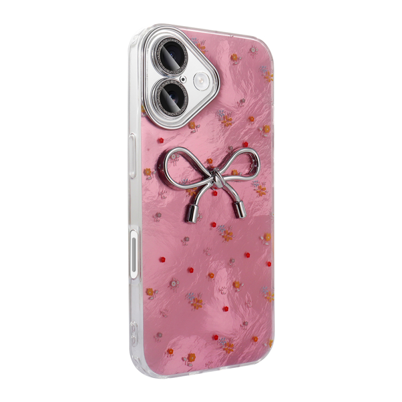 Apple iPhone 16 Plus Case Camera Protection Figured Zore Ponti Silicone Cover - 6