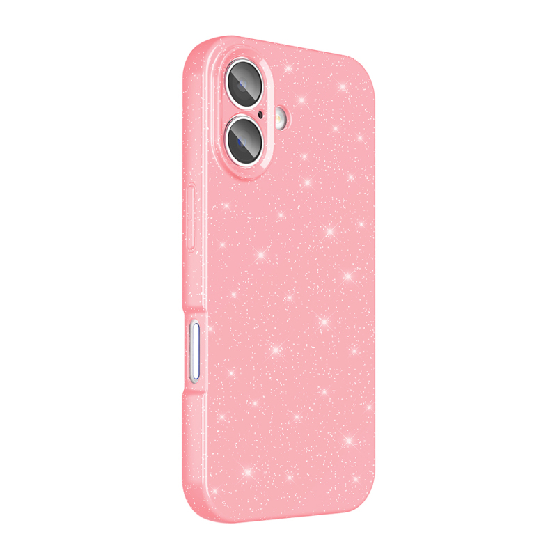 Apple iPhone 16 Plus Case Camera Protection Glitter Luxury Zore Koton Cover - 13