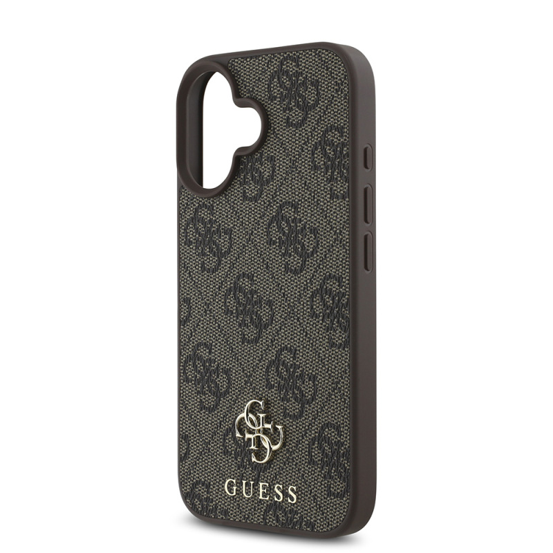 Apple iPhone 16 Plus Case Guess Original Licensed Small 4G Classic Cover Magsafe Charging Feature - 9