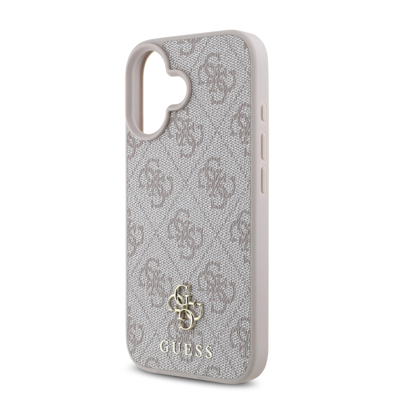 Apple iPhone 16 Plus Case Guess Original Licensed Small 4G Classic Cover Magsafe Charging Feature - 23