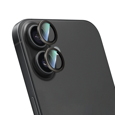 Apple iPhone 16 Plus CaseWorld Alloy Serisi Oleofobik Anti Reflective Kamera Lens Koruyucu - 18