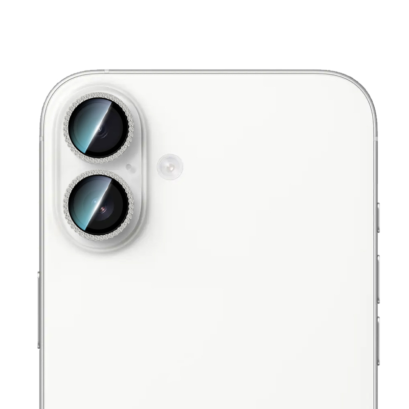 Apple iPhone 16 Plus CaseWorld Alloy Sparkling Diamond Serisi Taşlı Lens Koruyucu - 2