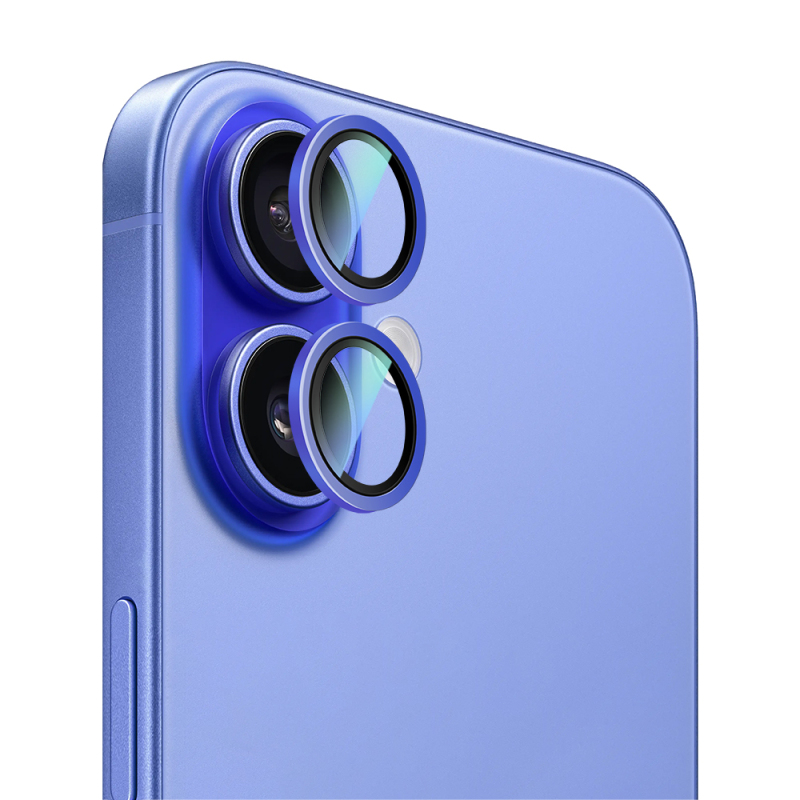 Apple iPhone 16 Plus CaseWorld Alloy Two-Color Serisi Lens Koruyucu - 13