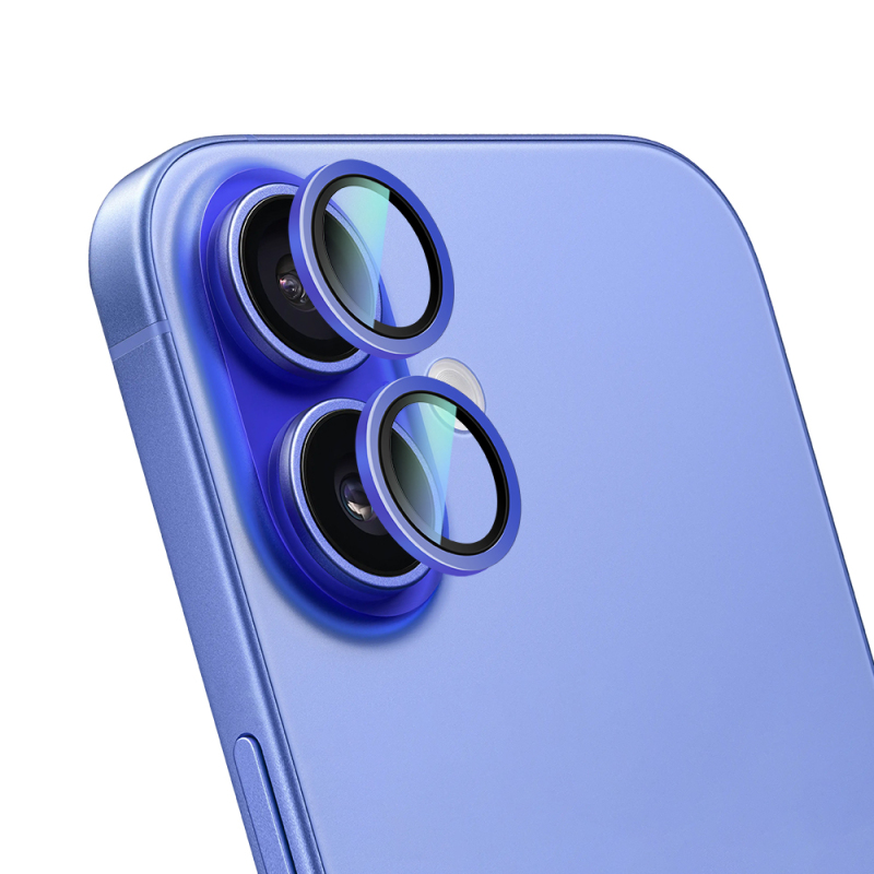 Apple iPhone 16 Plus CaseWorld Alloy Two-Color Serisi Lens Koruyucu - 18