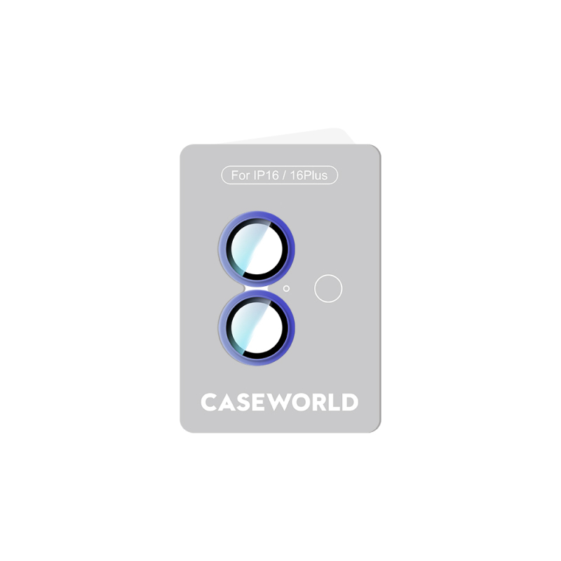 Apple iPhone 16 Plus CaseWorld Alloy Two-Color Serisi Lens Koruyucu - 23