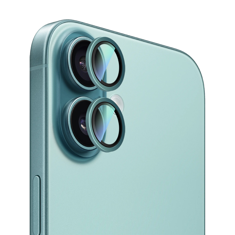 Apple iPhone 16 Plus CaseWorld Alloy Two-Color Serisi Lens Koruyucu - 14