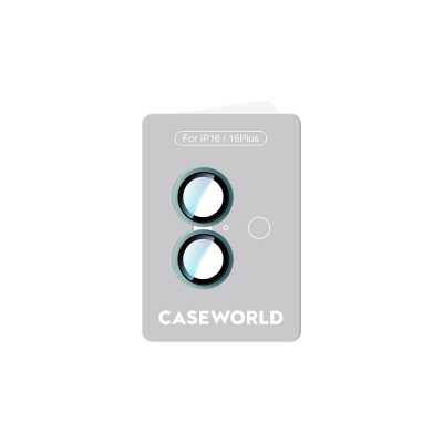Apple iPhone 16 Plus CaseWorld Alloy Two-Color Serisi Lens Koruyucu - 24