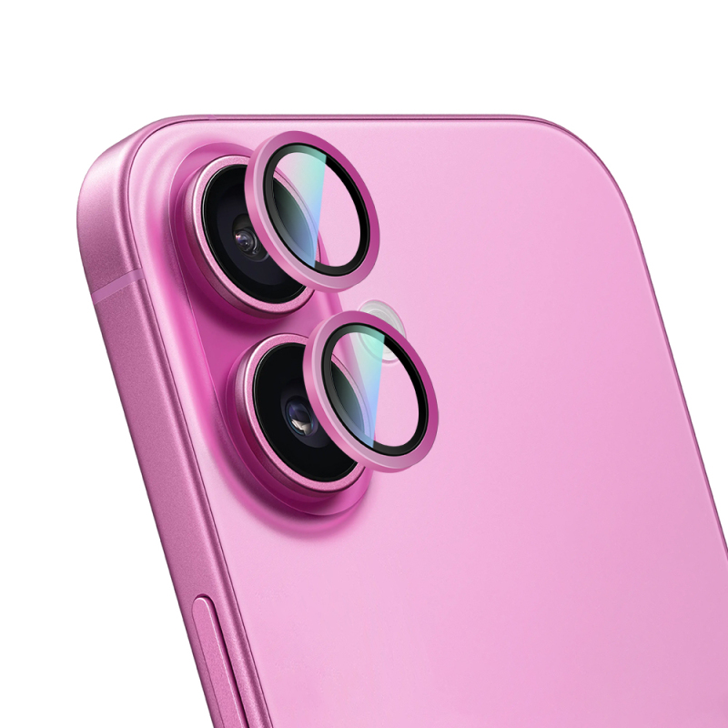 Apple iPhone 16 Plus CaseWorld Alloy Two-Color Serisi Lens Koruyucu - 20