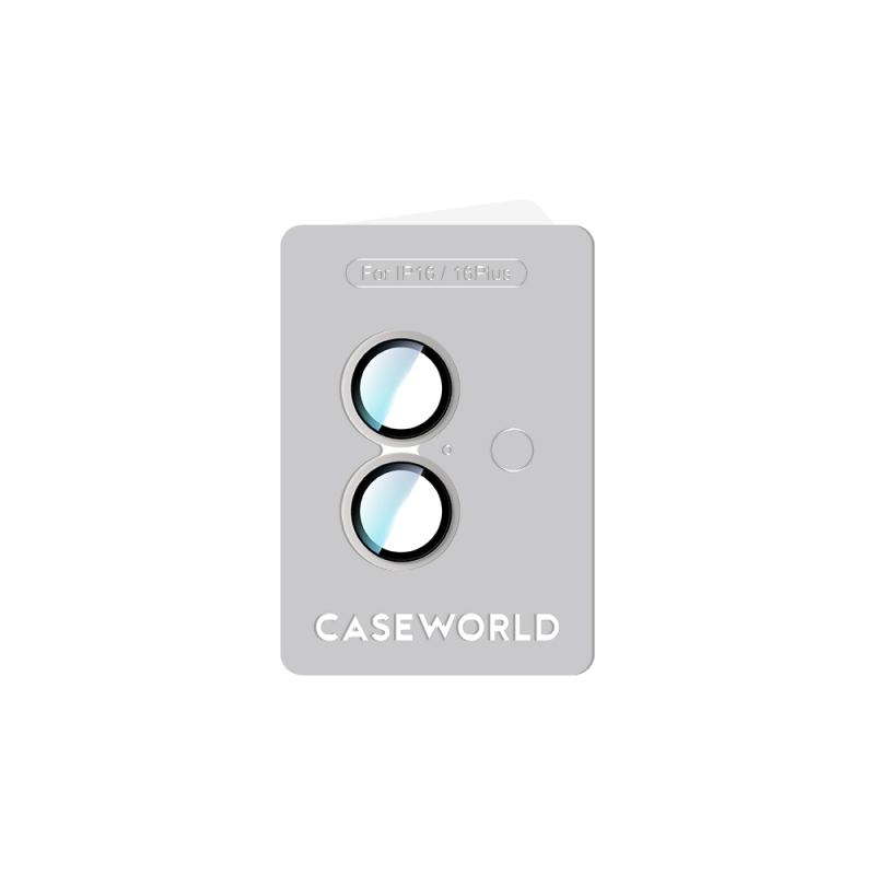 Apple iPhone 16 Plus CaseWorld Alloy Two-Color Serisi Lens Koruyucu - 26