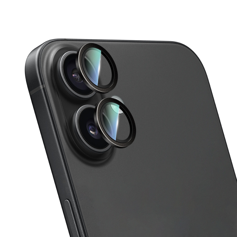 Apple iPhone 16 Plus CaseWorld Karbon Fiber Serisi Anti Reflective Ultra Clear Full Kamera Lens Koruyucu - 5