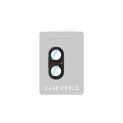 Apple iPhone 16 Plus CaseWorld Karbon Fiber Serisi Anti Reflective Ultra Clear Full Kamera Lens Koruyucu - 6