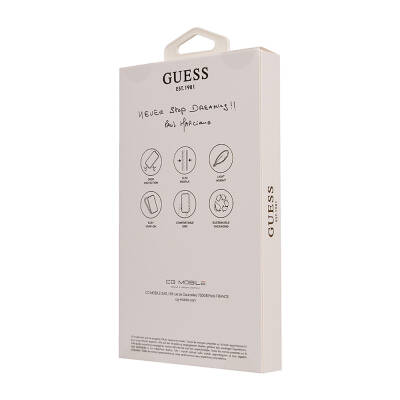 Apple iPhone 16 Plus Kılıf Guess Orjinal Lisanslı Big Love Guess Kapak - 7