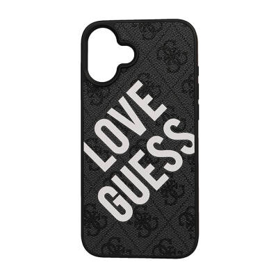 Apple iPhone 16 Plus Kılıf Guess Orjinal Lisanslı Big Love Guess Kapak - 1