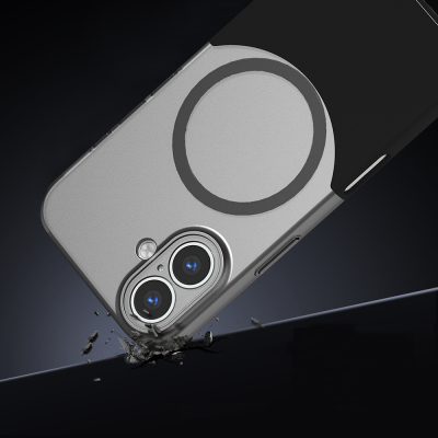 Apple iPhone 16 Plus Kılıf M-Safe Şarj Özellikli Mıknatıslı Zore Duble Kapak - 7
