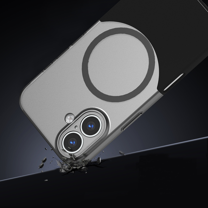 Apple iPhone 16 Plus Kılıf M-Safe Şarj Özellikli Mıknatıslı Zore Duble Kapak - 7