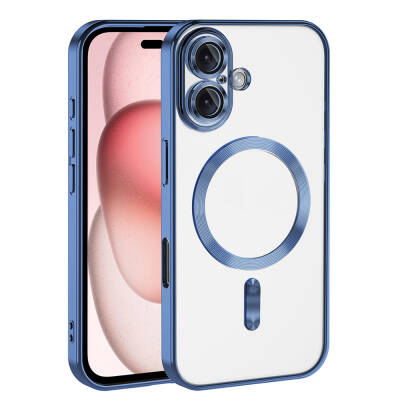 Apple iPhone 16 Plus Magsafe Wireless Charging Feature Case Camera Protected Zore Demre Cover - 6