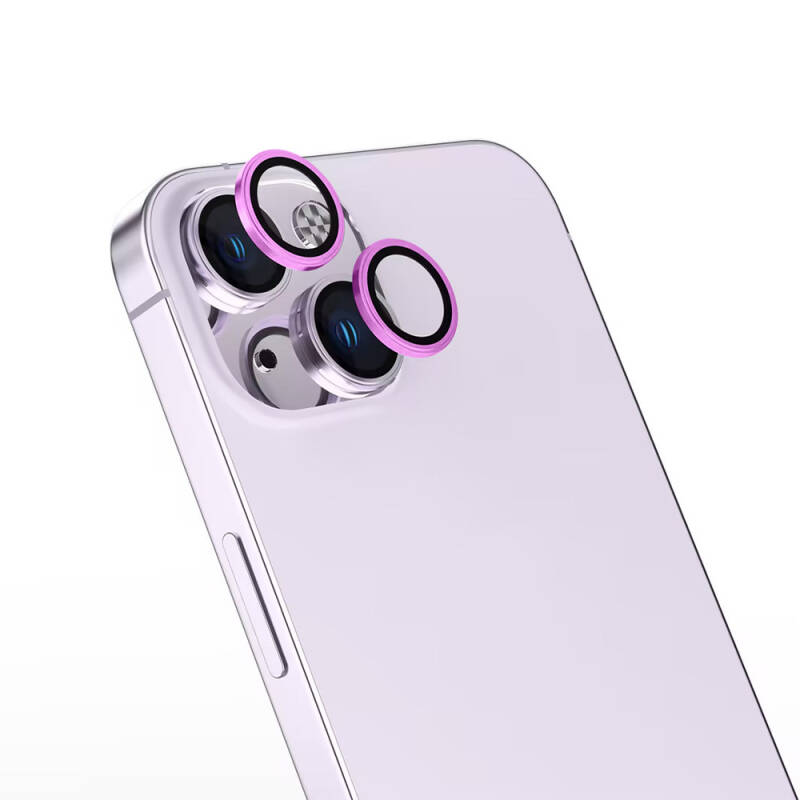 Apple iPhone 16 Plus Zore CL-15 Anti-Fingerprint Anti-Reflective Camera Lens Protector - 4