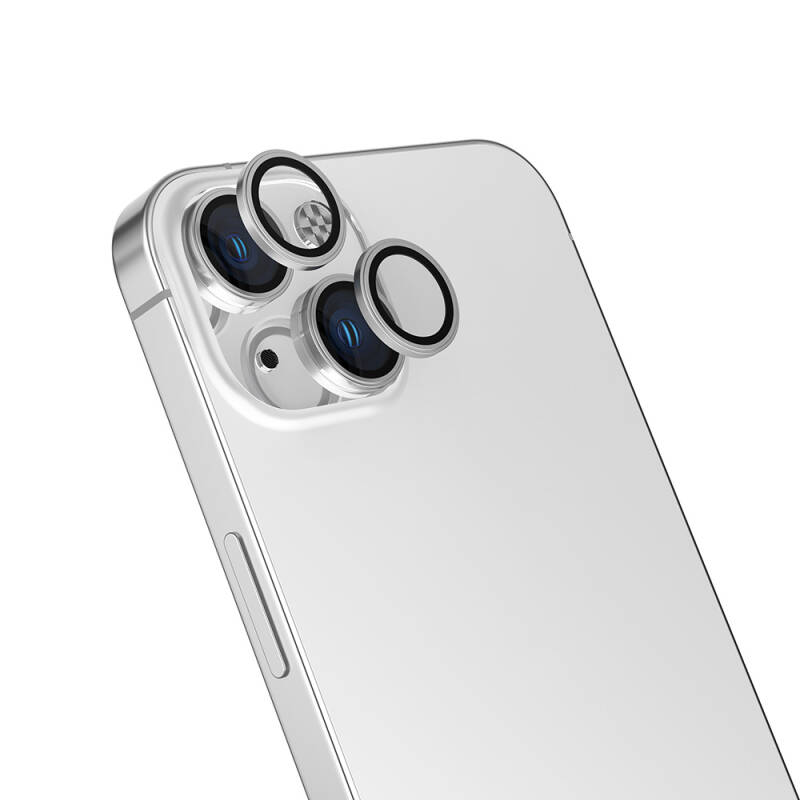 Apple iPhone 16 Plus Zore Safir CL-15 Parmak İzi Bırakmayan Anti-Reflective Kamera Lens Koruyucu - 1