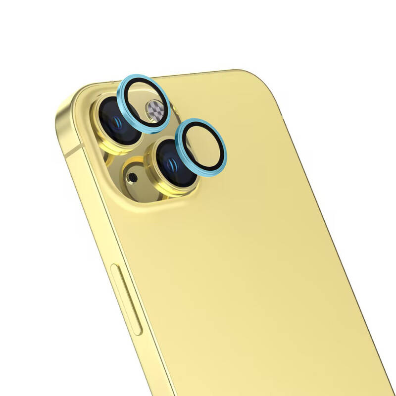 Apple iPhone 16 Plus Zore Safir CL-15 Parmak İzi Bırakmayan Anti-Reflective Kamera Lens Koruyucu - 5