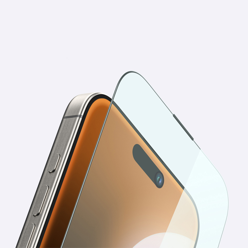 Apple iPhone 16 Pro Amazingthing Titan Max Parmak İzi Bırakmayan Temperli Cam Ekran Koruyucu - 12