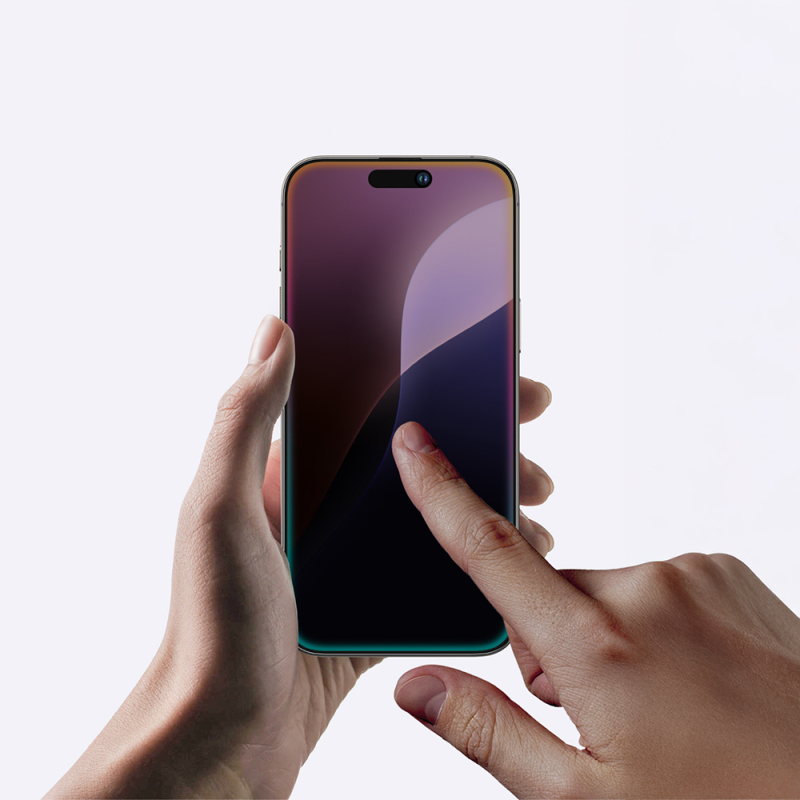 Apple iPhone 16 Pro Amazingthing Titan Privacy Parmak İzi Bırakmayan Temperli Cam Ekran Koruyucu - 9