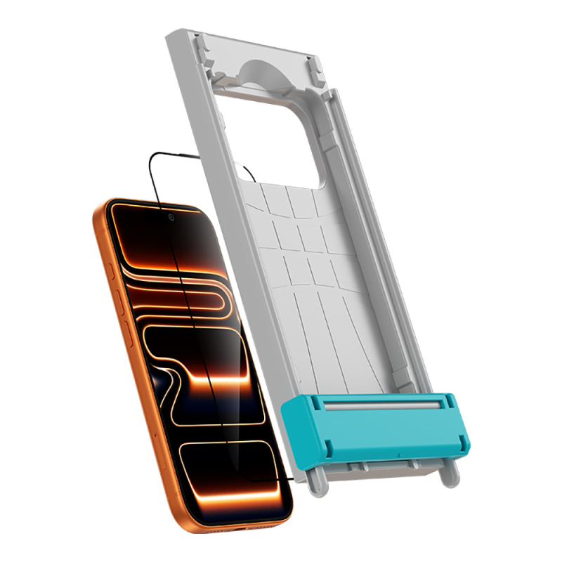 Apple iPhone 16 Pro Benks Glass Warrior 2.0 AR-EZFita Cam Ekran Koruyucu + Kolay Uygulama Aparatı - 5