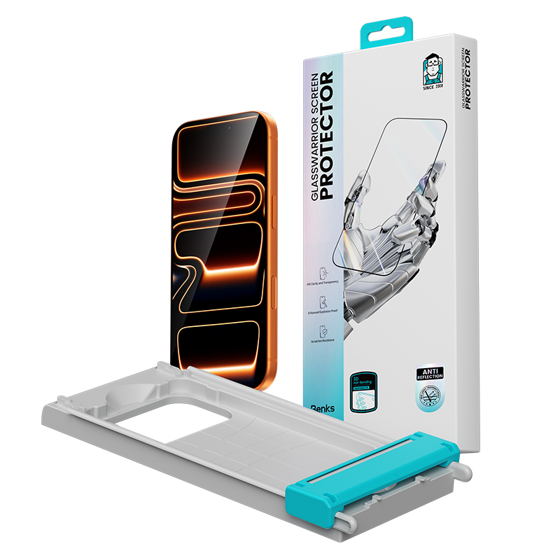 Apple iPhone 16 Pro Benks Glass Warrior 2.0 AR-EZFita Cam Ekran Koruyucu + Kolay Uygulama Aparatı - 14