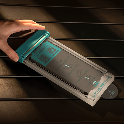 Apple iPhone 16 Pro Benks Glass Warrior 2.0 AR-EZFita Glass Screen Protector + Easy Application Tool - 8