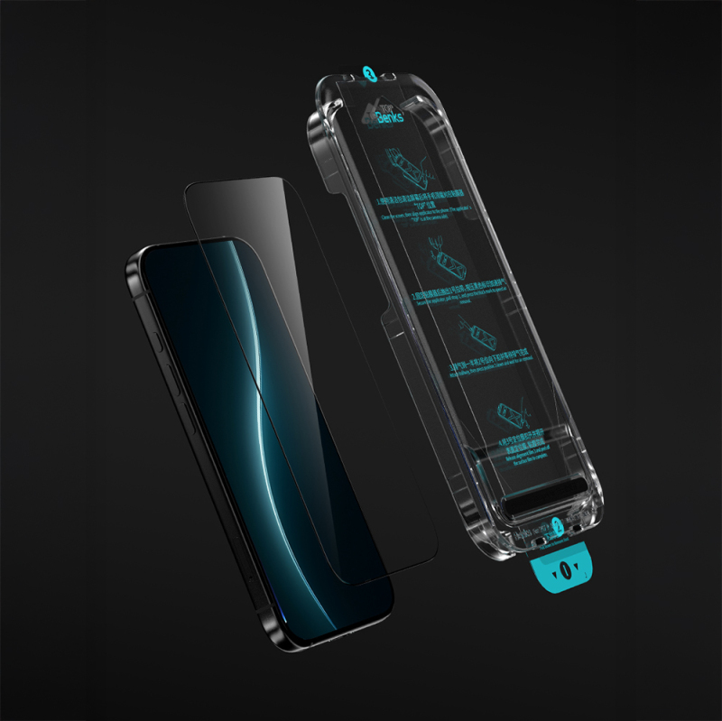 Apple iPhone 16 Pro Benks Glass Warrior HD 0.3mm Ultra İnce 0.9mm Kenarları Güçlendirilmiş Cam Ekran Koruyucu + Kolay Uygulama Aparatlı - 10