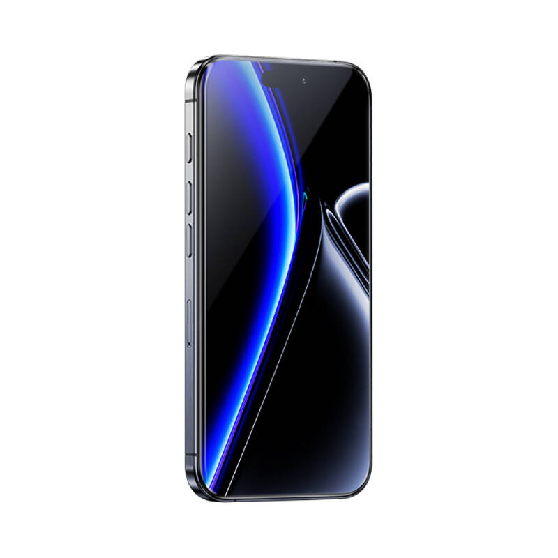 Apple iPhone 16 Pro Benks Glass Warrior Safir Coating 0.9mm Kenarları Dayanıklaştırılmış Cam Ekran Koruyucu + Kolay Uygulama Aparatı - 1