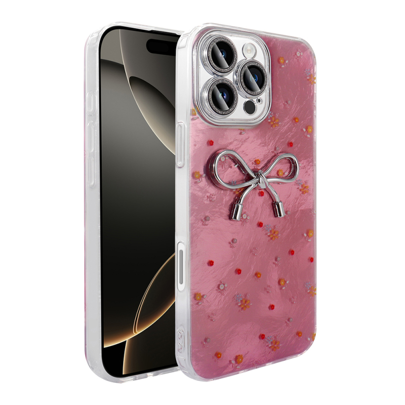 Apple iPhone 16 Pro Case Camera Protection Figured Zore Ponti Silicone Cover - 1