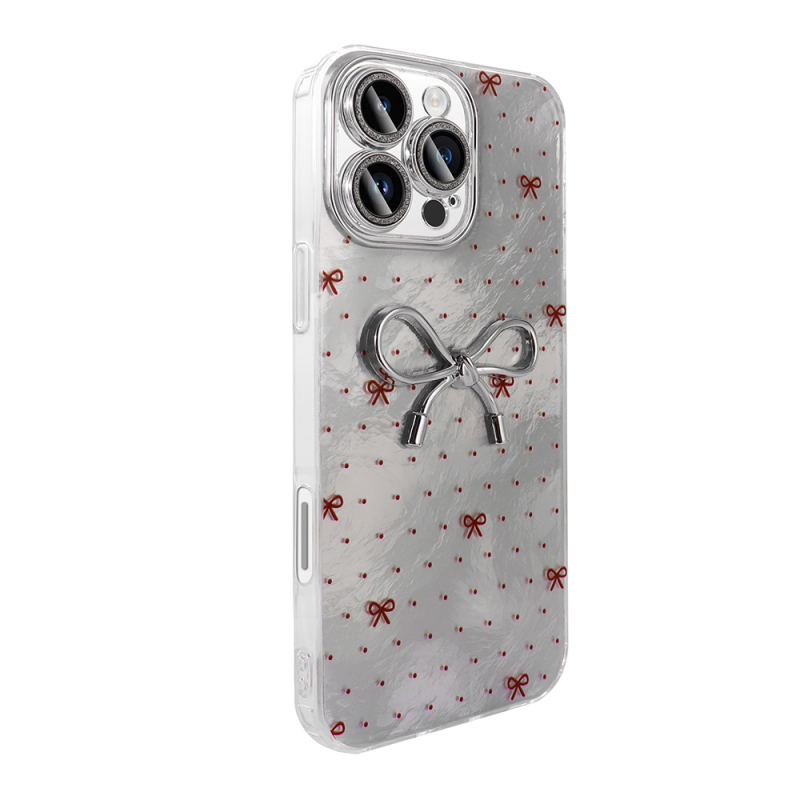 Apple iPhone 16 Pro Case Camera Protection Figured Zore Ponti Silicone Cover - 12