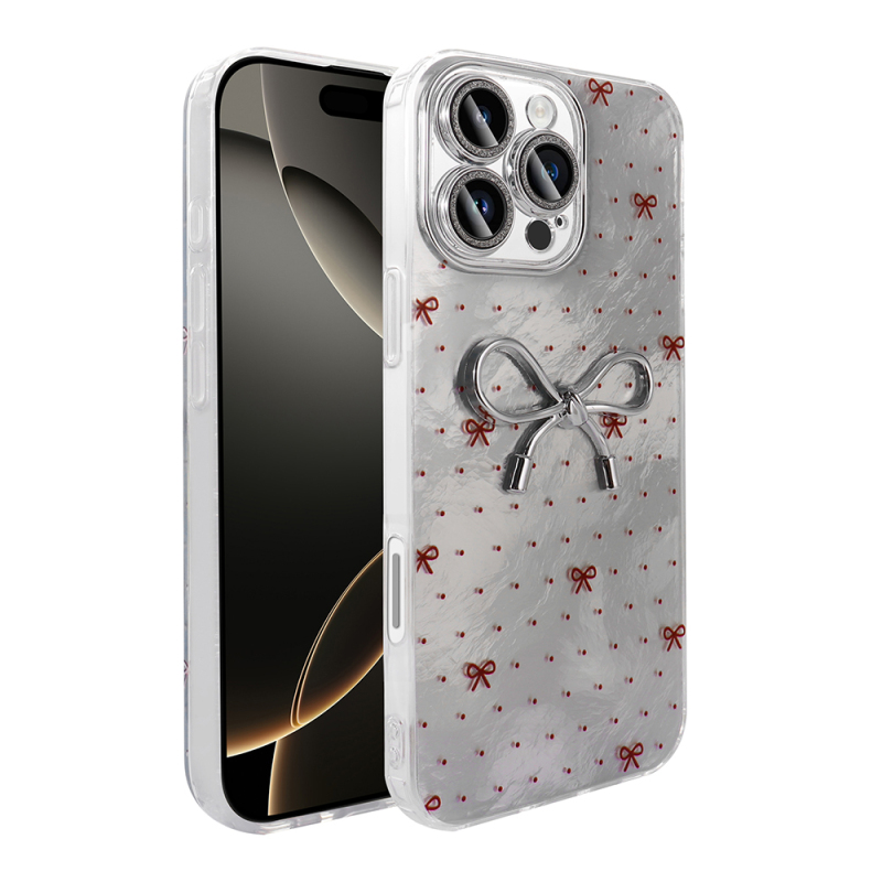 Apple iPhone 16 Pro Case Camera Protection Figured Zore Ponti Silicone Cover - 5