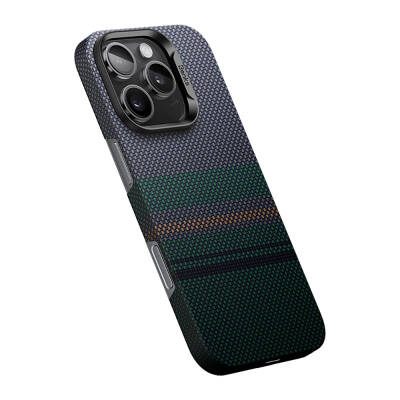 Apple iPhone 16 Pro Case Carbon Fiber Design Magsafe Charging Featured Benks Aurora ArmorPro Kevlar Cover - 4