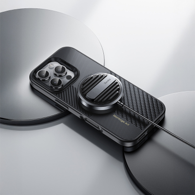 Apple iPhone 16 Pro Case Carbon Fiber M-safe Charging Feature Camera Control Button Benks Hybrid ArmorPro Montage Kevlar Cover - 7