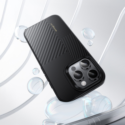 Apple iPhone 16 Pro Case Carbon Fiber M-safe Charging Feature Camera Control Button Benks Hybrid ArmorPro Montage Kevlar Cover - 11